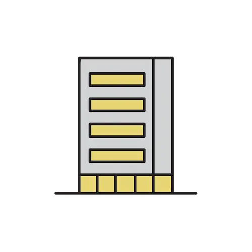 一般的な不動産会社のイメージイラスト